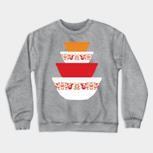 Pyrex Friendship Hens Bowls Crewneck Sweatshirt